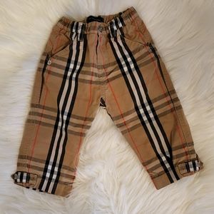 Burberry infant pants 9 mo